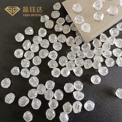 Lab Grown Diamond 3-4 Karat Beyaz Pürüzlü HPHT Sentetik Elmas