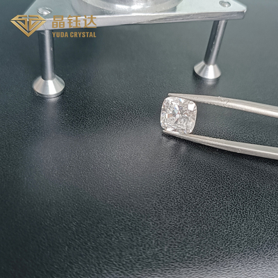 Kare Yastık Kesim VVS Loose Lab Made Diamonds DEF HPHT Yüzükler için