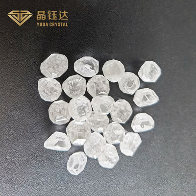 3.0-4.0 Karat Lab Grown Rough Diamonds Sentetik Büyük Boy Beyaz HPHT Diamond