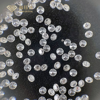 DEF Color VS1 SI1 HPHT Laboratuvarda yetişmiş Melee Elmaslar 1mm 1.5mm 2mm