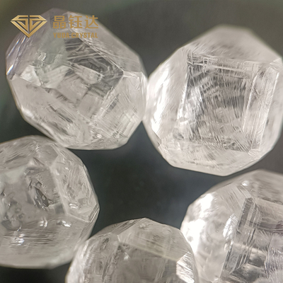 Yuvarlak HPHT Ham Elmaslar 8.0ct Laboratuvarda yetiştirilmiş Elmaslar Beyaz Renk VVS VS