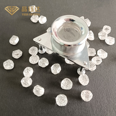 Kare 6 mm ila 8 mm DEF Renk HPHT Elmas Kimyasal Buhar Depozisyonu