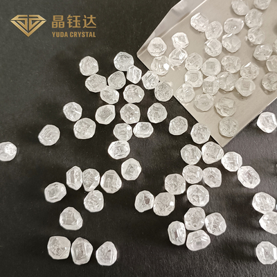 0.1Ct ila 20Ct HPHT İşlem Görmüş Elmaslar CVD Kesilmemiş Laboratuvarda Yetiştirilen Sentetik Elmaslar