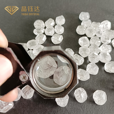 6.0Ct Up Laboratuvar Yaratılmış Elmaslar Kare EFG Rengi HPHT Kaba Elmaslar