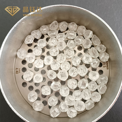 1 karat ağırlık HPHT Ham Elmas 10 karat ağırlık derecesi FL - I3 Açıklık