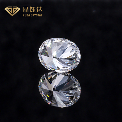 Oval Parlak Kesim 3.0ct HPHT IGI Sertifikalı Laboratuvar Büyütülmüş Elmaslar Elmas Yüzüğü İçin
